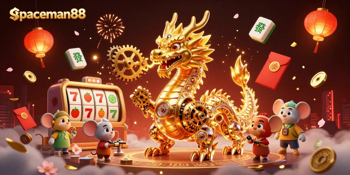 Join the exhilarating action at spaceman88, where cartoon dragons animate a thrilling slot gaming experience!
