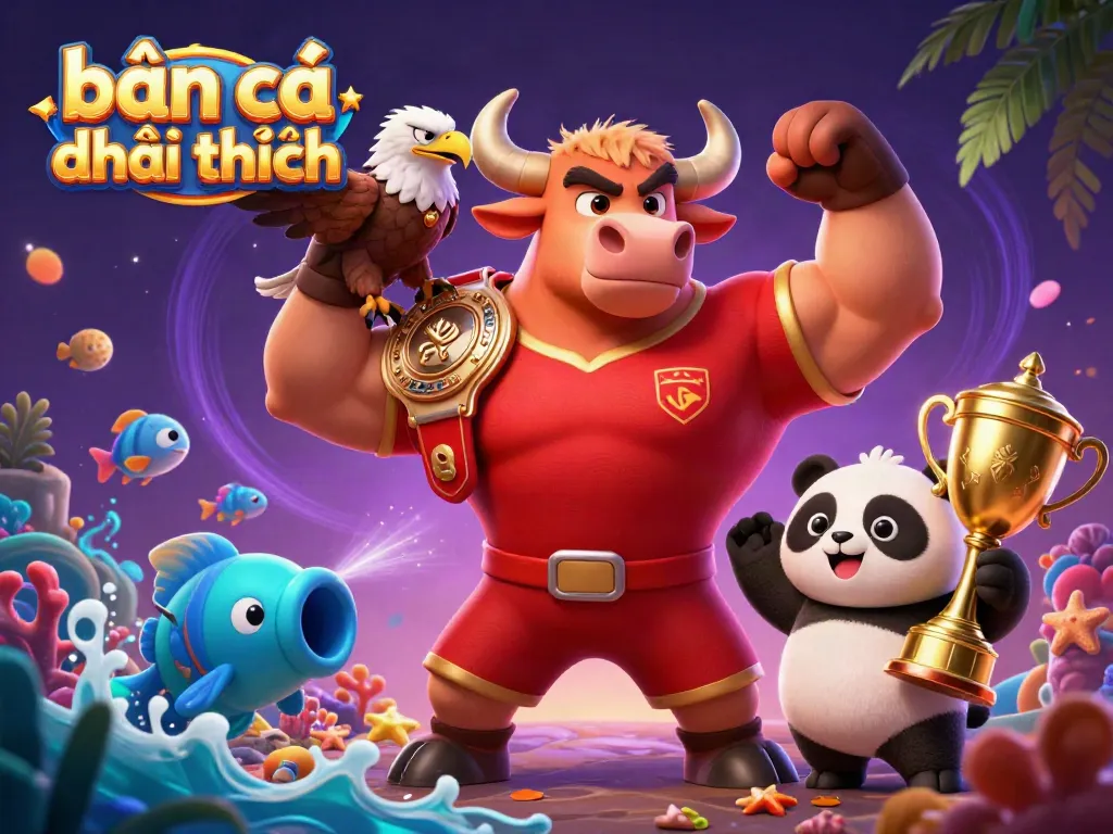 Experience exciting bắn cá đổi thưởng action with dynamic underwater scenes and vibrant characters.