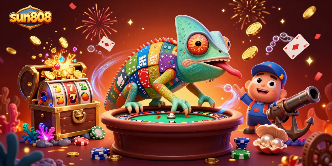 Experience the excitement of sun808 casino games with vibrant visuals and engaging elements.