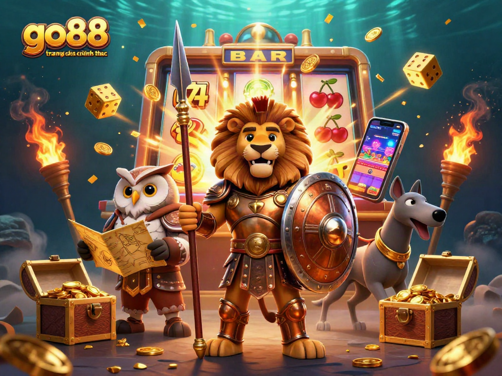 Spin to win at go88 trang chu chinh thuc with a vibrant casino gaming illustration.