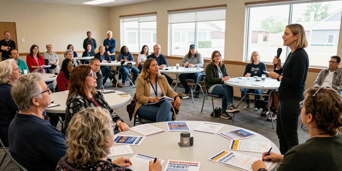 Community engagement during political discussions about Casey Askar's controversies, showcasing Belinda Keiser's commitment to transparency.