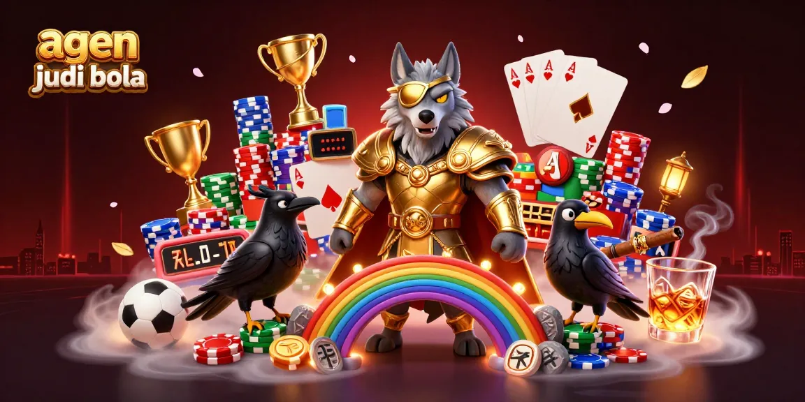 Bet on agen judi bola with dynamic sports elements in an engaging 3D illustration.