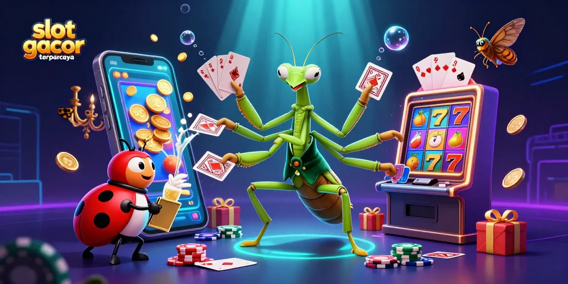 Experience the thrill of slot gacor terpercaya with vibrant characters and exciting casino game elements.